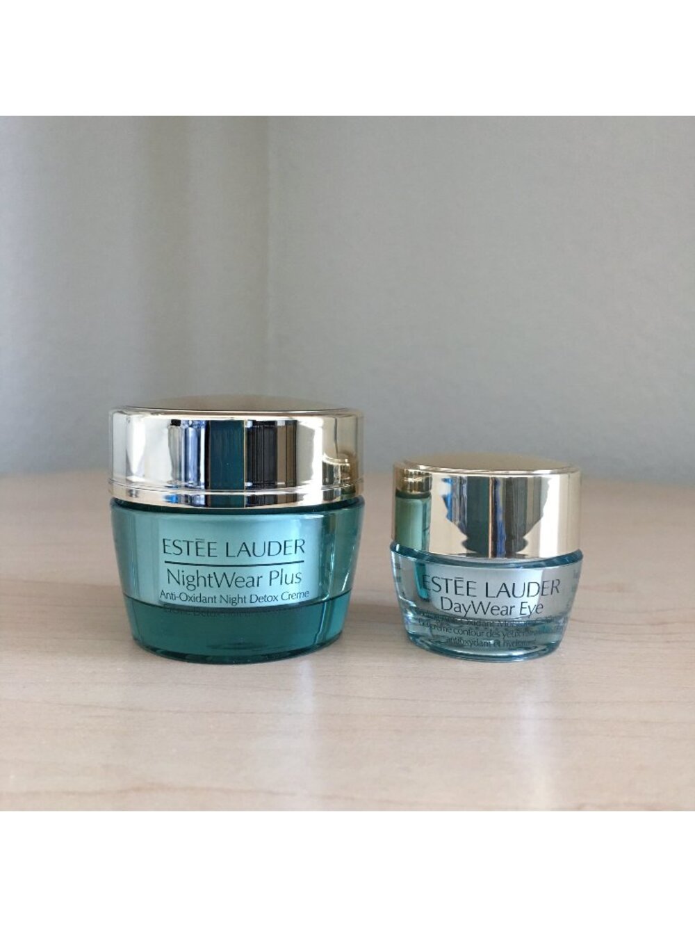 Estee Lauder NightWear Anti-Oxidant Night Detox Creme + DayWear Eye GelCreme